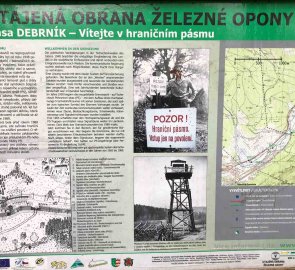 1. den - Železná ruda > Hůrka - naučná stezka "Utajená obrana železné opony"