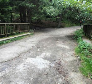 Entrance to the White Opava Valley route