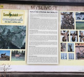 Information sign of the Nature Trail Na Skalce