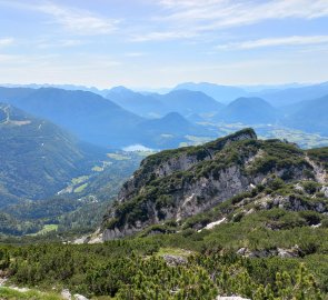 View up the valley to the Altaussee