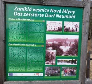 Extinct village Nové Mlýny - Neumühl