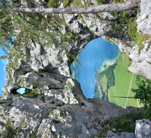 Drachenloch rock window