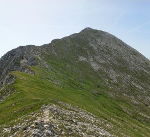 Top of Scheiblingstein in sight