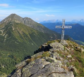 Mödringkogel vrchol, Gr. Grießstein v pozadí