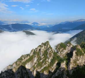 Kalrkreuz deep below me