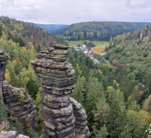 Vyhlídka Kanzelsteinaussicht