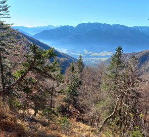 View of the valley, Katrin and Dachstein on the horizon