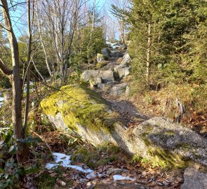 The footpath under Nebelstein