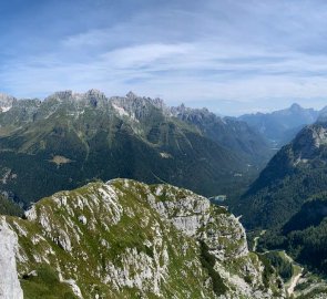 Top of the mountain Bila Pec 2 143 m above sea level