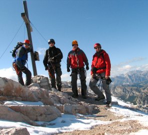 Peak of Mount Averau 2 649 m above sea level