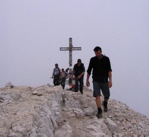 Vrchol  hory Tofana di Rozes 3 225 m. n. m.