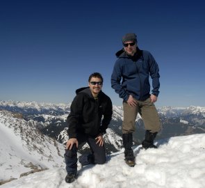 Vrchol Stadelstein 2 070 m n. m. v Eisenerských Alpách