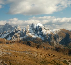 View of Monte Cernera and Monte Pelmo