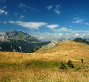 Prijevor mountain saddle in the Maglic Mountains