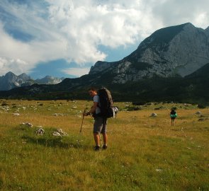 Mountain plains below the main ridge of Maglice