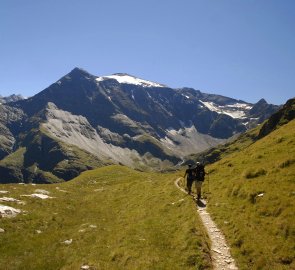 Cesta k hoře Schareck ve Vysokých Taurách