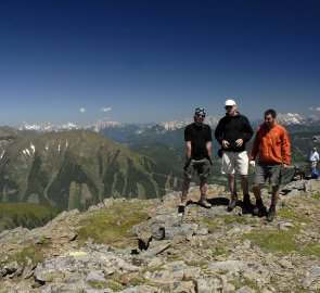 Vrchol Bruder Kogel 2 299 m n. m. v Rottenmannských Taurách