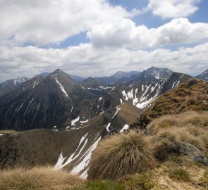 Seckauské Taury z vrcholového hřebínku