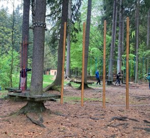 Children's rope playground