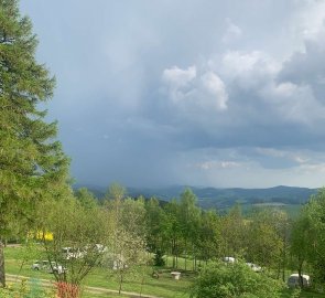 Incoming storm on Lucky Hill