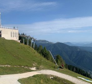 Upper station of the cable car to Monte Lussari