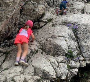 Ferrata na horu Cima del Cacciatore