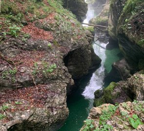 Deep gorge of the Mostnica River
