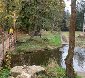 Trail in the village of Nejdek