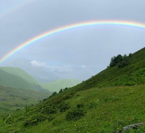 After the storm, the weather started to change