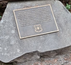 Memorial to the firefighters.