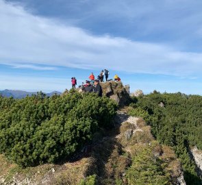 Vrchol Velký Choč 1 611 m n.m.