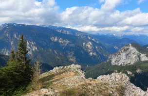 Trek na horu Krummbachstein v sousedství Scheebergu