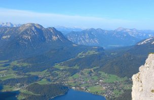 Ascent of the Trisselwand with spectacular views at Bad Aussee